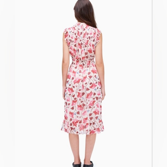 PRE LOVED - Kate Spade Nouveau Bloom Smocked Dress size XS - Picture 2 of 7